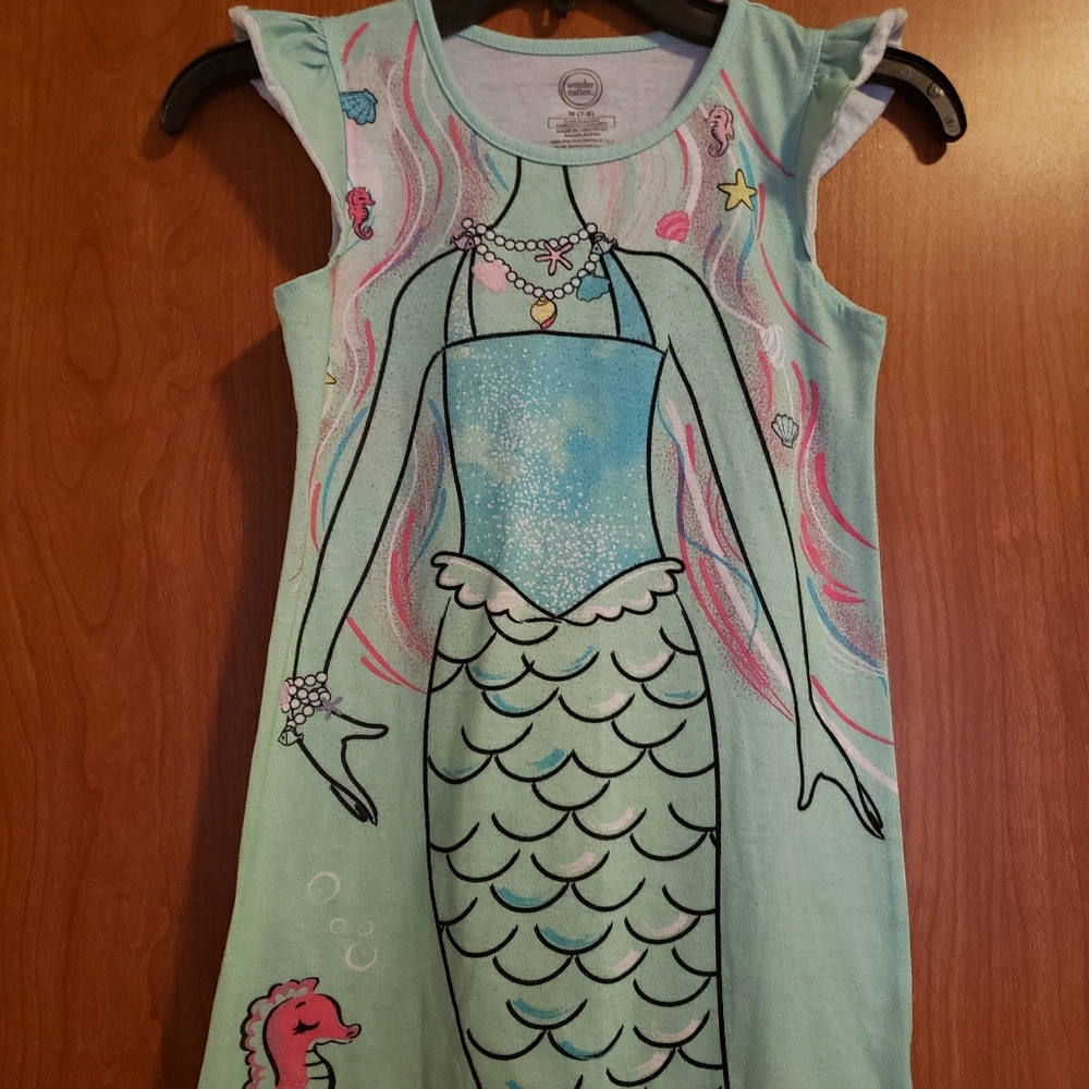 Mermaid gown pajamas